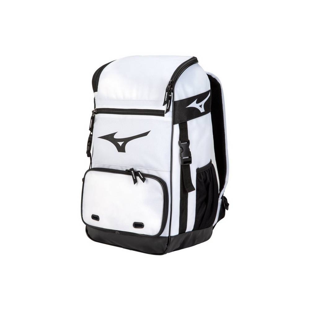 Mizuno Men's Organizer 21 Baseball Backpack White (360304-CYJ)